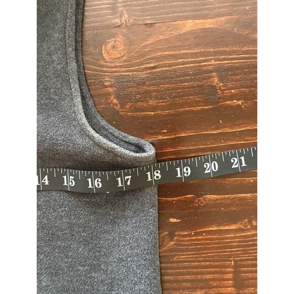 Cynthia Steffe Fleece Dress M Grey 1/4 Zip Kangaroo Pocket Sporty Athletic - Picture 10 of 12